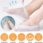 Qauxbul orthopedic compression toe sock showing five finger separation