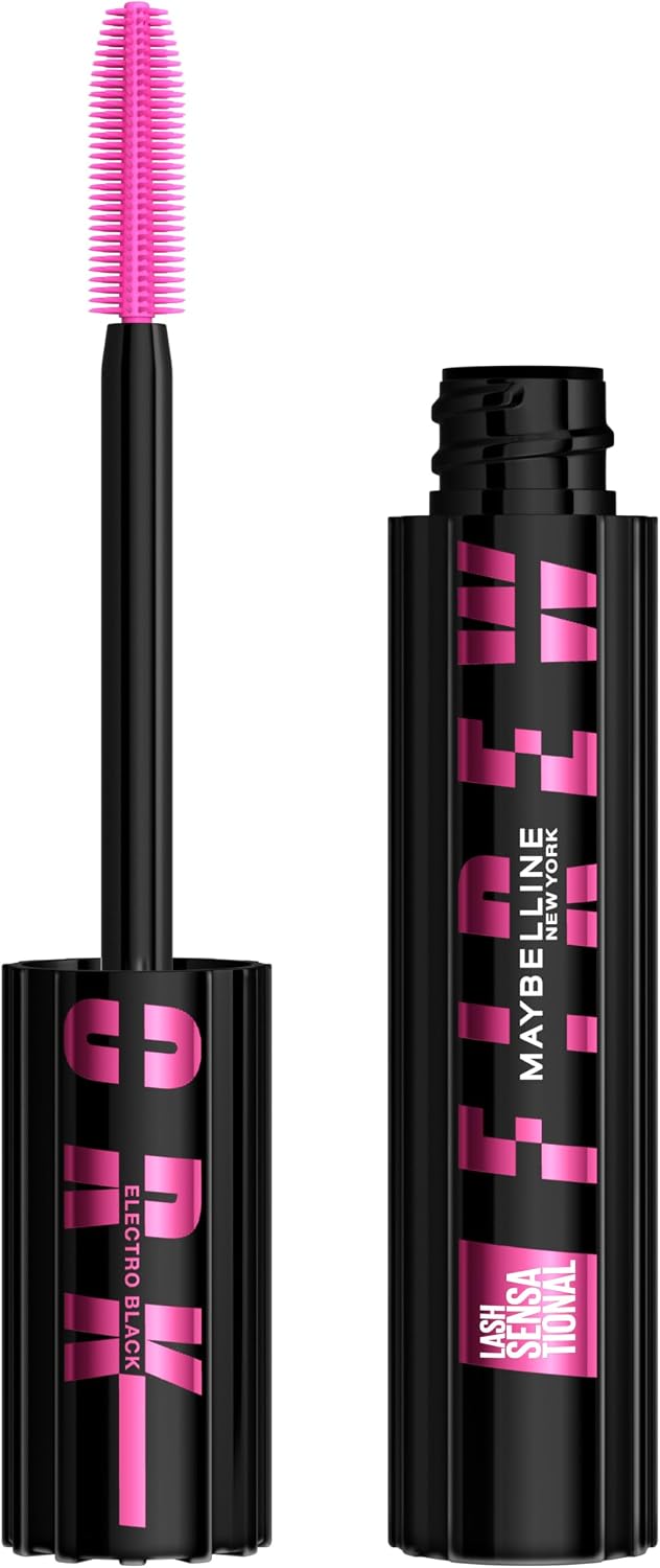 Lifestyle shot demonstrating the application of Maybelline Firework mascara
