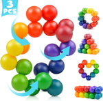 2PCS Autism Sensory Toys for Autistic Children, Sensory Fidget Toys for Adults Kids, Autism Toys for Toddlers, Travel Toys Present for Kids Ages 3+ Easter Basket Stuffers Gifts for Kids Boys Girls A - Image 9