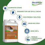 DeckMAX cleaner bottle with included brush