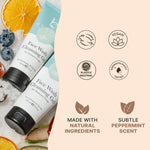 Beauty by Earth organic face wash ingredient highlights