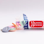 Retro Necco candy wafer rolls in original wrapping