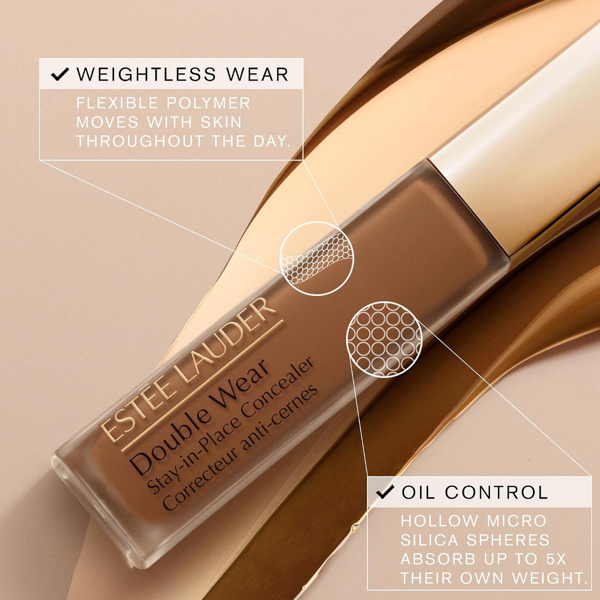 Este Lauder Double Wear Stay-in-Place Flawless 24-Hour Concealer Makeup| Longwear | Soft Matte Finish, Medium-to-Full Coverage | Hydrating Concealer, 0.4 Fl Oz - Image 10