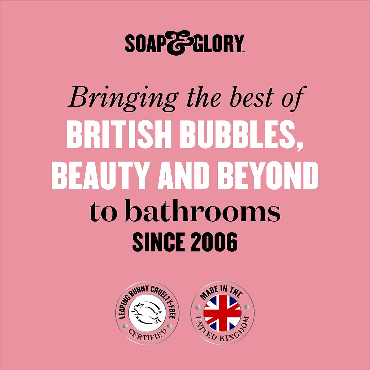 Soap and Glory moisturizing body wash side profile view