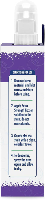 Fizzion CO2 powered pet stain remover packaging
