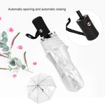 Omabeta portable travel umbrella showing fiberglass ribs detail