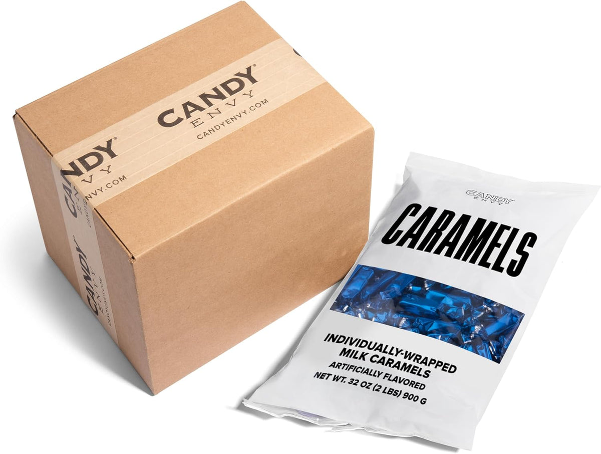 Candy Envy - Individually Wrapped Caramels - Navy Blue Wrapper - 2 Pound Bulk Navy Blue Candy - Image 9