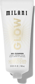 Milani hydrating gel face wash tube showing ingredients list.