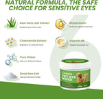 Gentle cat tear stain remover wipes with aloe vera and chamomile