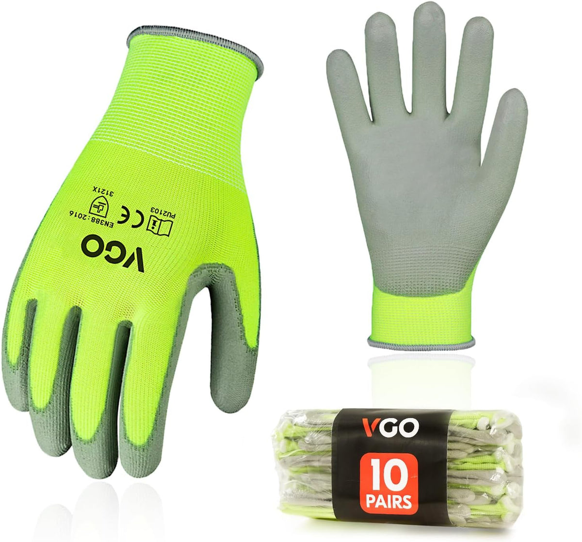 Vgo multi-purpose safety gloves in use