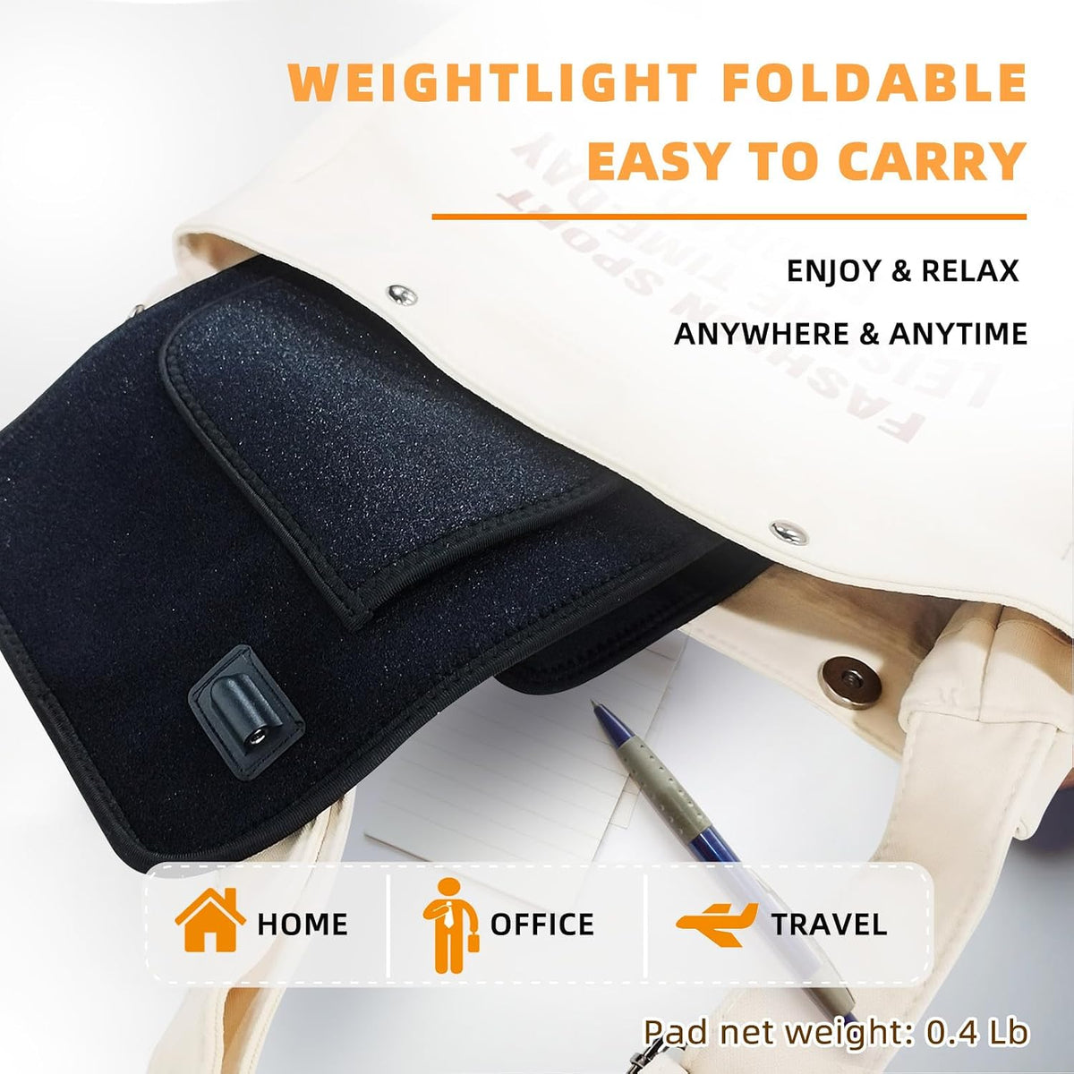 Feangli infrared therapy pad used on knee