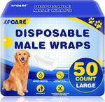 XPCARE 50 Count Disposable Male Dog Diapers, Male Dog Wraps,Super Absorbent Leak-Proof Fit (Small) - Image 9