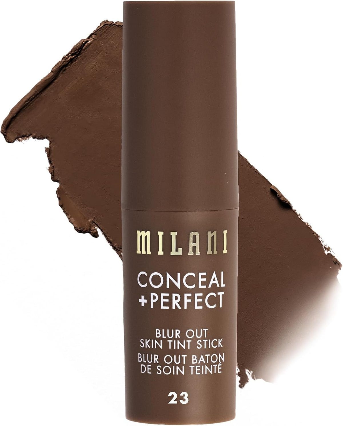 Milani Conceal + Perfect Blur Out Skin Tint Stick - Light to Medium Coverage Tinted Moisturizer Stick with Vitamin C & E - Soft Matte, Pore Blurring Natural Finish 12-Medium Olive - Image 10