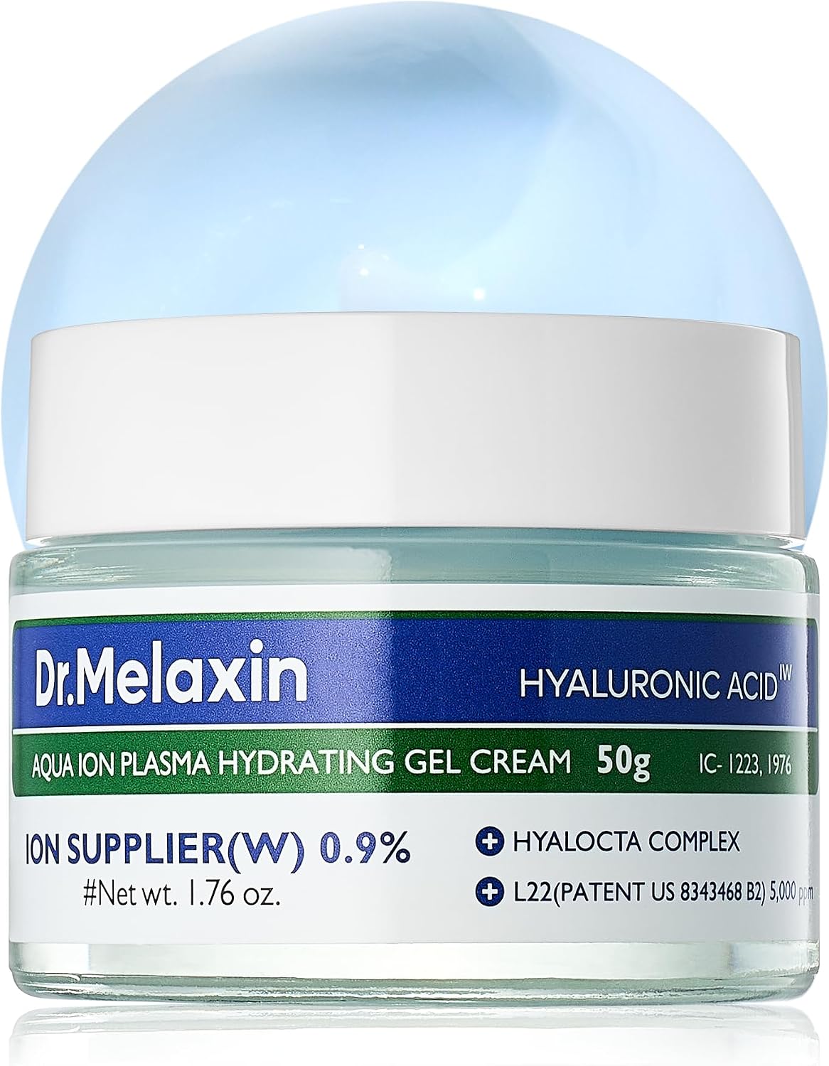 Dr. Melaxin Aqua Ion Plasma Hydrating Gel Cream front view bottle