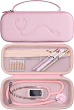 Stethoscope Case for 3M Littmann Classic III & Lightweight II S.E, Pink | for MDF Stethoscope, Hard Shell Carrying Case with Mesh Pocket & Handle, Nursing Students Essential Accessories, Case Only - Image 13