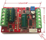 Top-down perspective of the 400W brushless motor controller components.