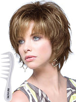 Noriko Sky Synthetic Wig with Wig Lift Comb - Copper Glaze-R - Image 11