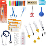 REDDOUDOU Puppy Kitten Whelping Kit, Whelping Kit with Feeding Nipple Bottle Stethoscope Scissors Cord Clamps Aspirator etc Full kit - Image 10