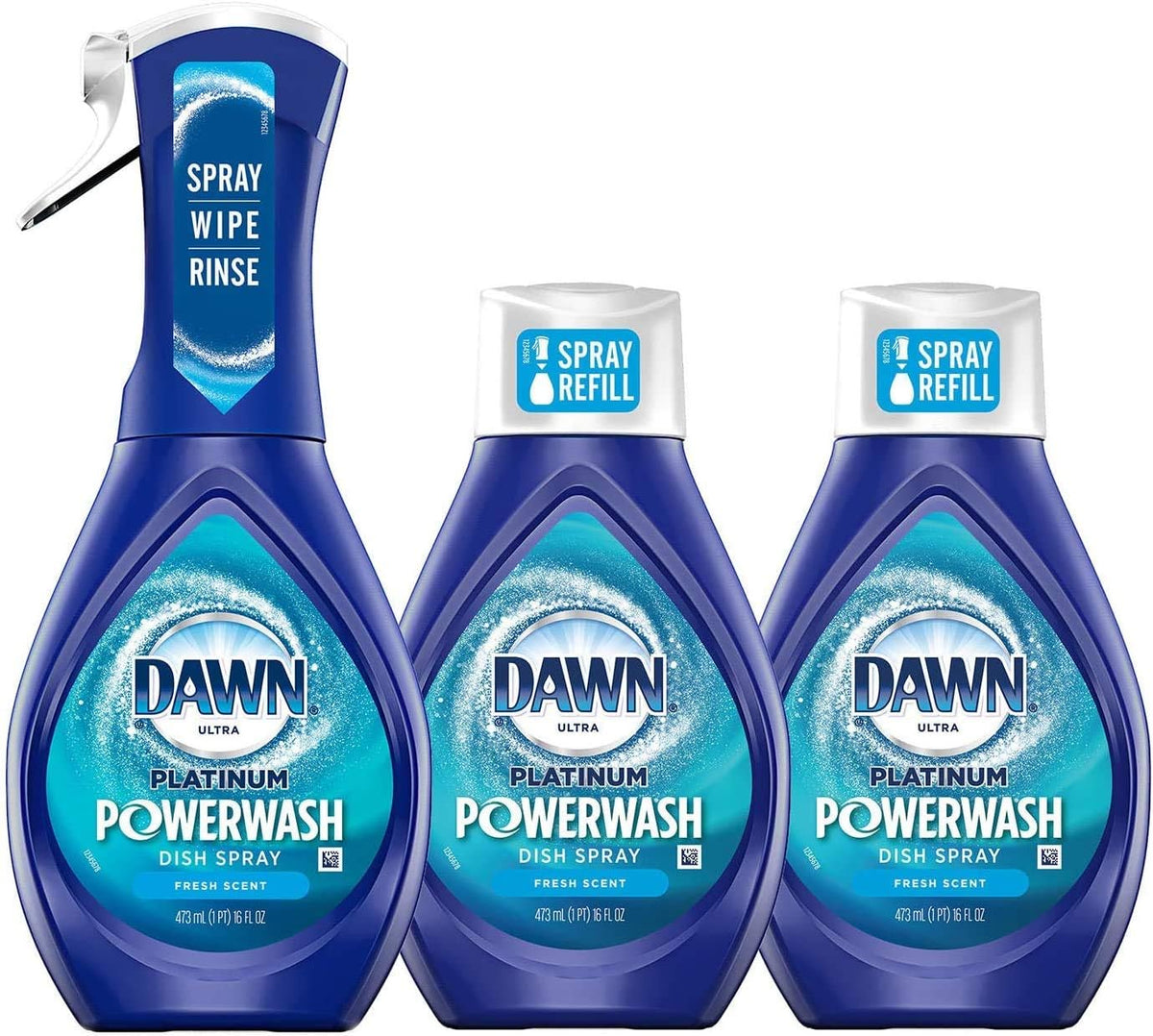 Dawn Platinum Powerwash Dish Spray Soap, Fresh Scent Refill- 16oz - Image 10