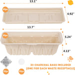Viotiin waste trays compatible with Nature's Miracle and Littermaid