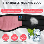 Topoint wireless sleep mask side profile showing strap