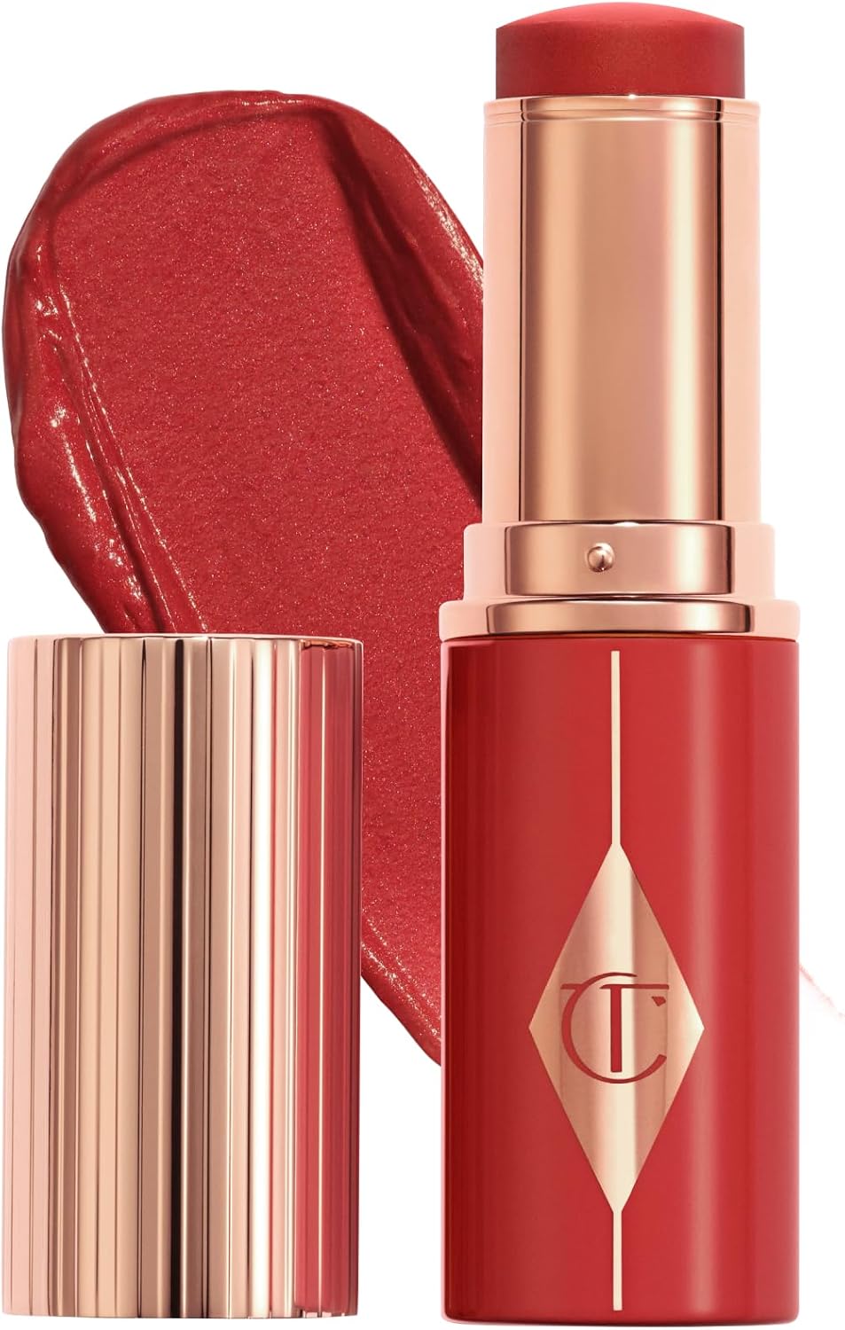 Charlotte Tilbury Unreal Healthy Glow Blush Stick - Buildable Cream Makeup with a Skincare-Infused Formula - Easy to Use, Blendable & Leaves Skin with a Luminous Sheen - Image 13