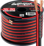 Install Link 16 AWG speaker wire roll front view