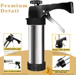 Hosetim cookie press kit with 13 shaped discs and 8 icing tips