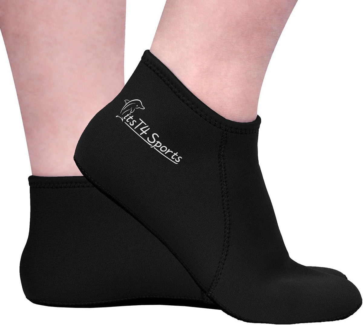 FitsT4 sports neoprene water socks front view