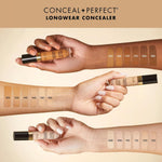 Milani concealer swatch on skin