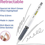Zebra Pen Notetaking Set, MILDLINER, CLiCKART & SARASA, Assorted, 12-Pack | Includes 6 MILDLINER Highlighters, 5 CLiCKART Felt Tip Pens & 1 SARASA MarkOn Pen, Ideal for Bible Study & Note-Taking (12012 - Image 9