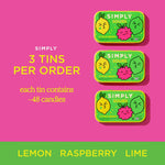 Simply Gum Citrus Berry premium dietary friendly candy pastilles