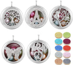 Lifestyle display of Vie Jeune essential oil jewelry