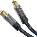 KabelDirekt 6ft TOSLINK optical audio cable front view