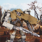 Transformers Studio Series 34 Megatron posing with backdrop