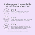 Kaytee lavender paper bedding for guinea pig enclosure