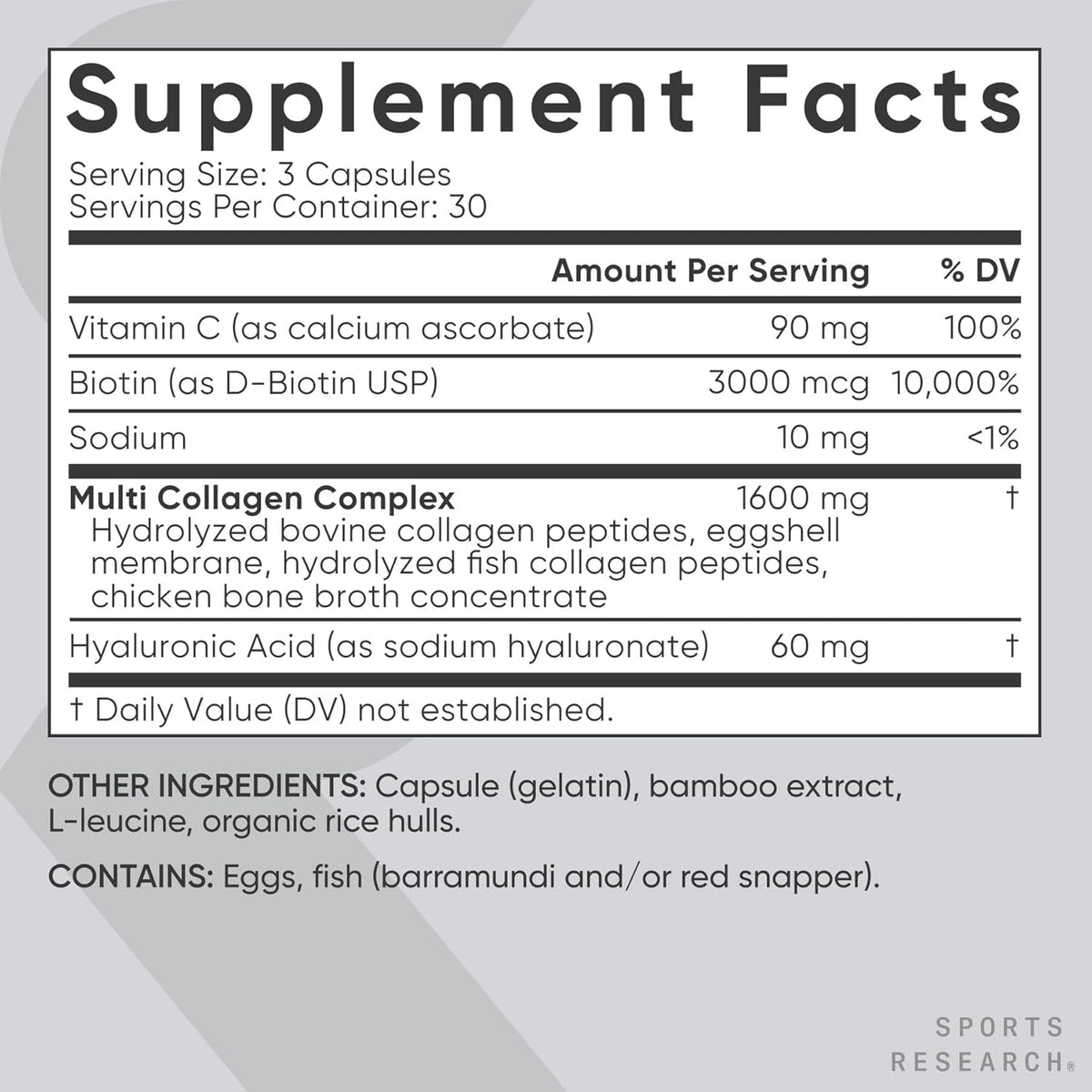 Sports Research dual wellness pack containing krill oil and biotin-infused collagen