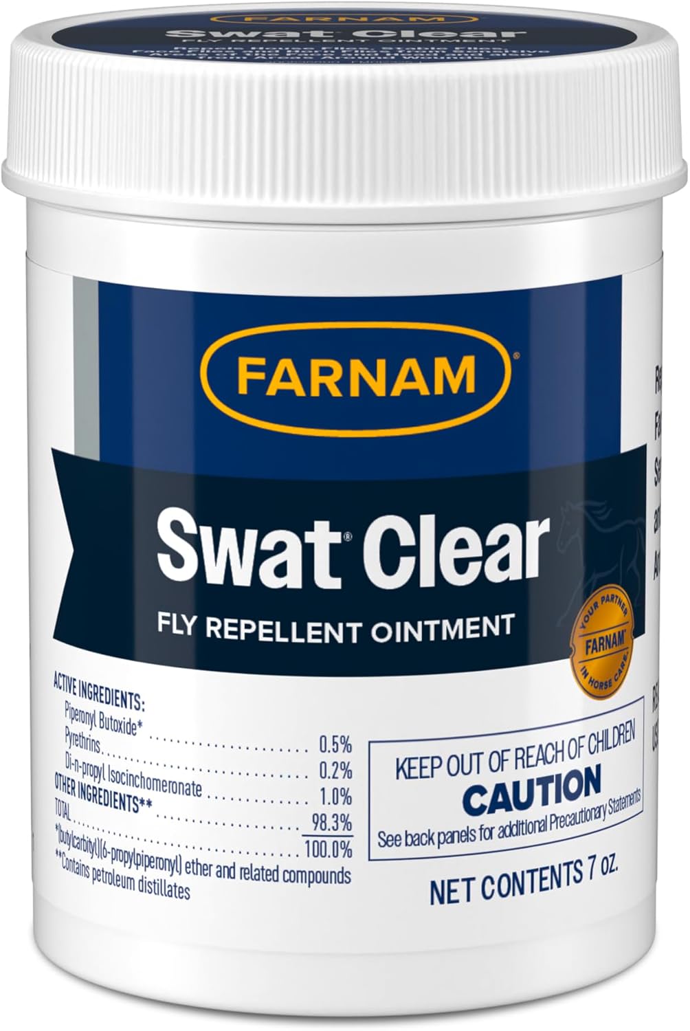Farnam Swat Fly Repellent Ointment 7 ounce front view package