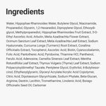 Rovectin dark spot serum ingredients and label information