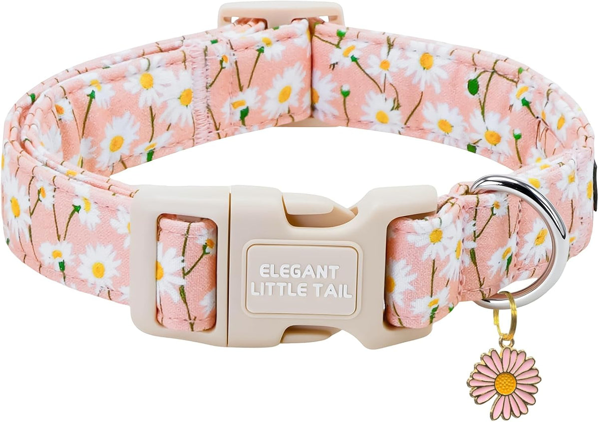 Dog Collar, Christmas Pink Gingerbread Man Print Pet Collar Cute Dog Collars Male or Female Pet Gift Adjustable Dog Collar for Medium Dogs - Image 12