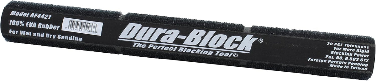 Dura-Block AF4421 Hook & Loop Black Round Sanding Block - Image 1