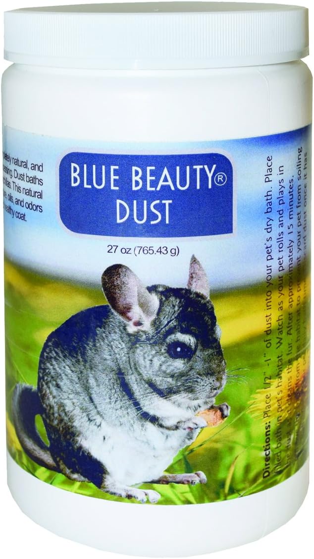 Lixit chinchilla dust bath front view jar packaging grooming pet supply