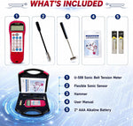 Industrial Sulmile U-508 digital acoustic tension meter keypad interface and probe