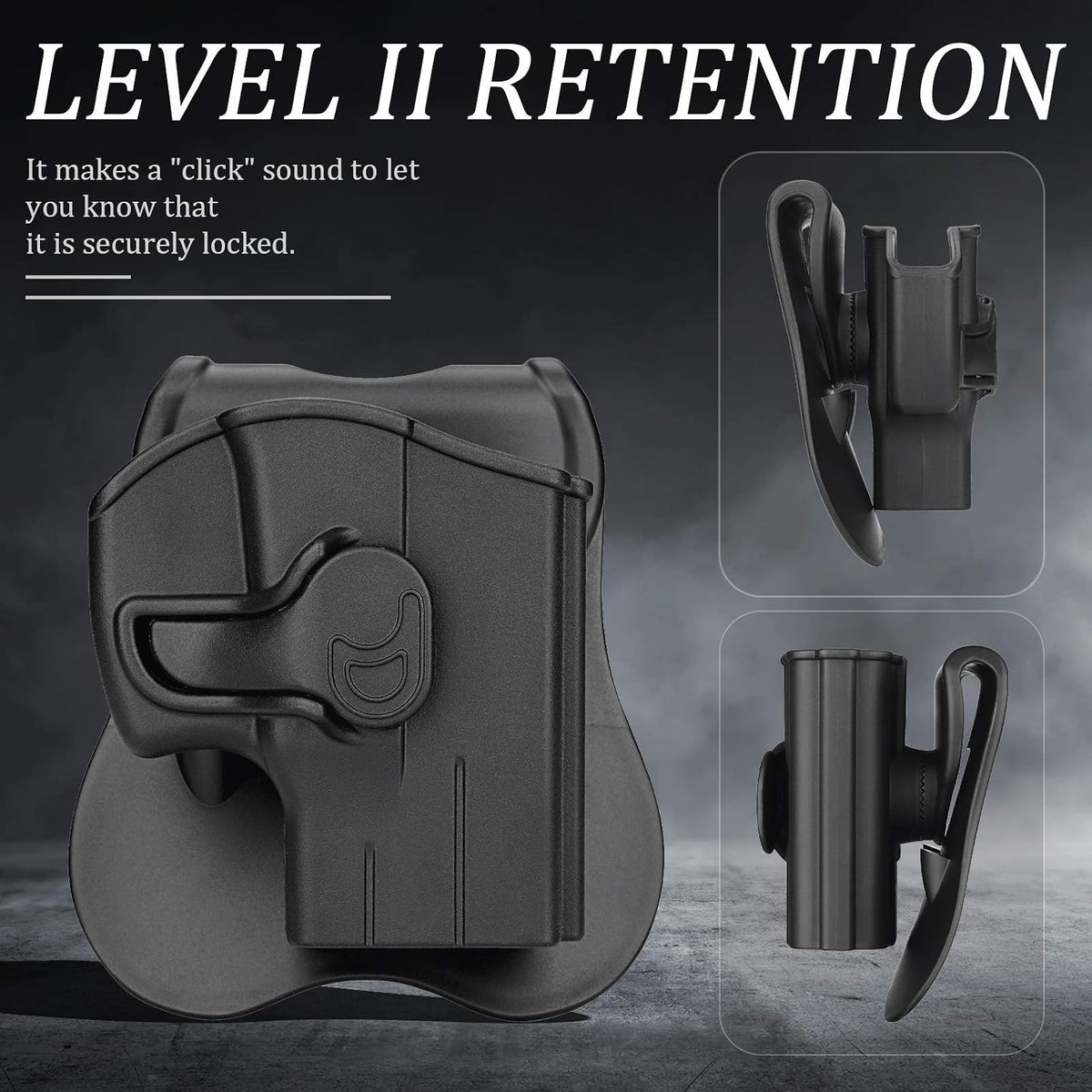 Cytac OWB holster index finger release button
