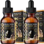 K2xLabs Busters Organic Hemp Oil front view bottle two pack