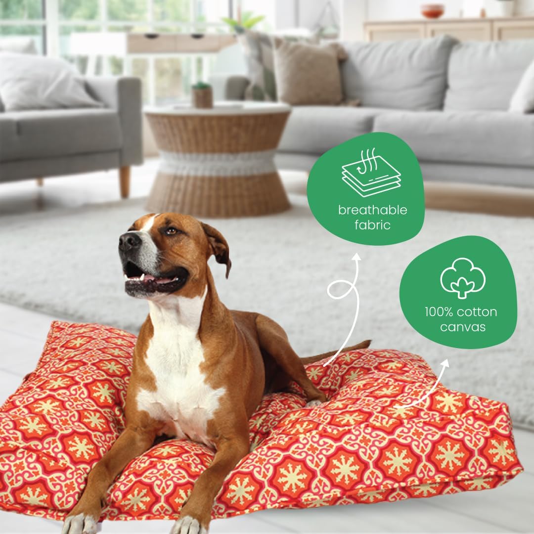 Molly Mutt small dog bed cover zipper detail