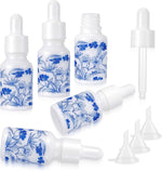 Packaging display of the NewZoll 7pcs ceramic mini dropper bottles set