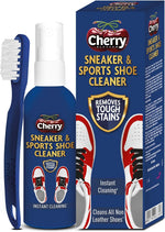 Cherry Blossom sports shoe cleaner front view bottle