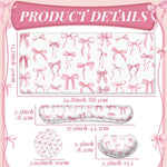 Relaxweex coquette desk mat with ergonomic wrist rest