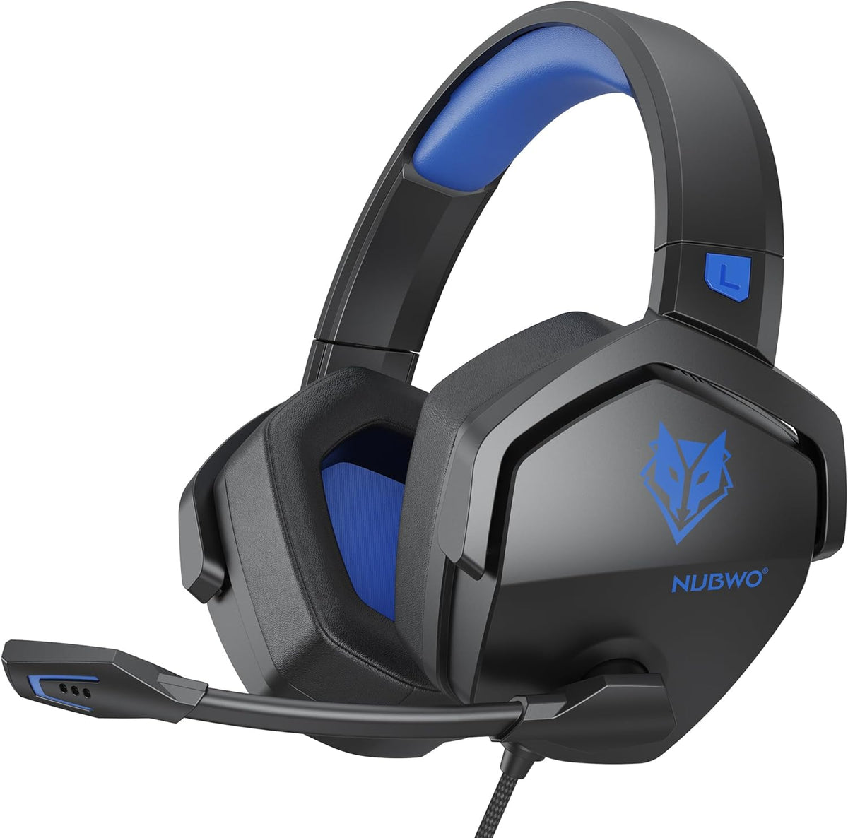 Nubwo N16 Gaming Headset blue edition front view